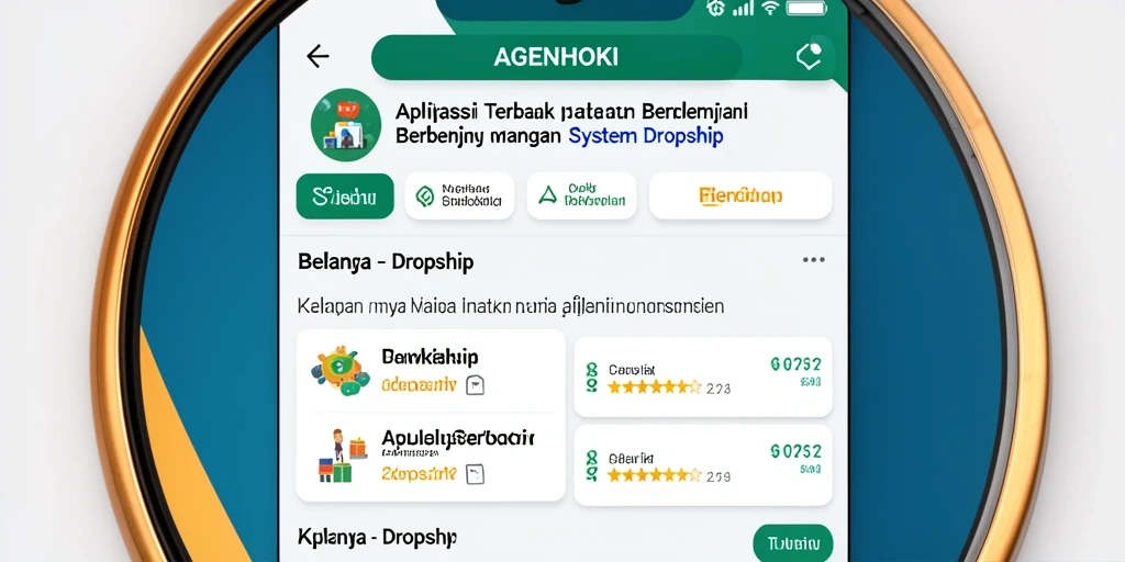 Tampilan antarmuka AGENHOKI yang menarik dan intuitif.