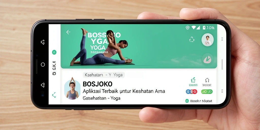 Antarmuka BOSJOKO untuk sesi yoga yang menawan dan interaktif.