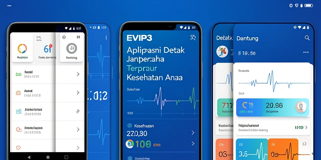 Tampilan antarmuka aplikasi EVIP3 yang user-friendly dan informatif.