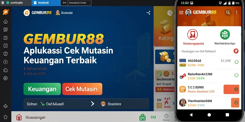 Antarmuka pengguna <strong>GEMBUR88</strong> untuk cek mutasi yang mudah dipahami.