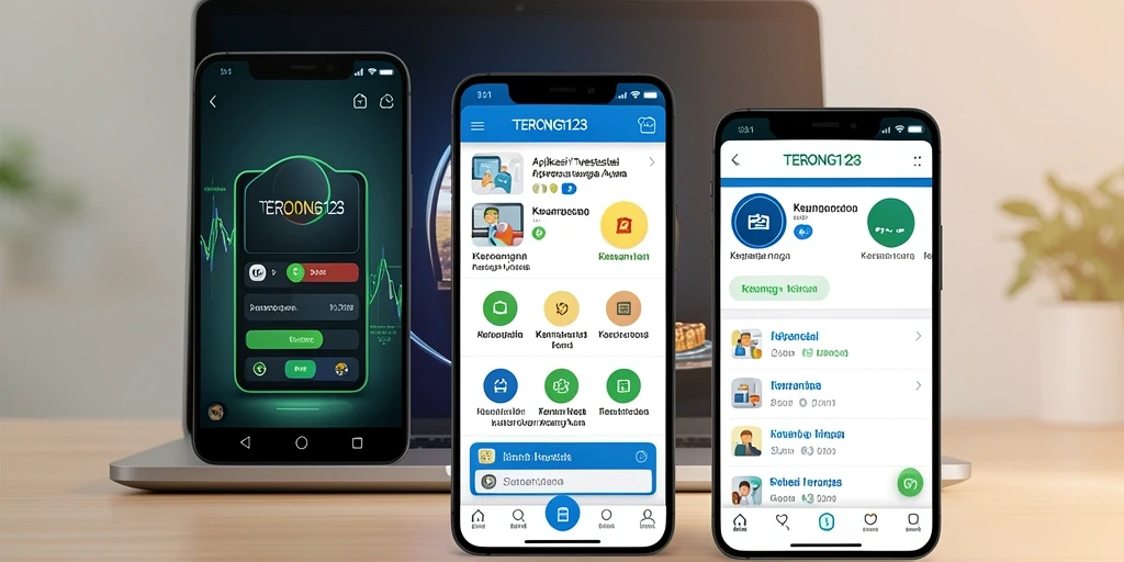 Tampilan antarmuka aplikasi Investasi TERONG123 yang menarik dan informatif.