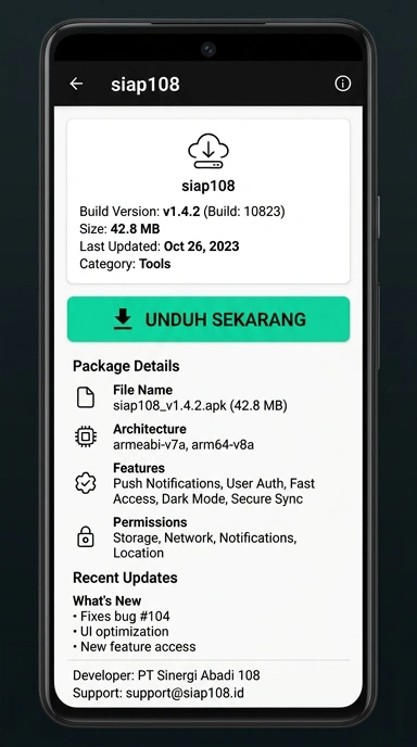Unduh dan Instal APK siap108 untuk Android dengan Mudah