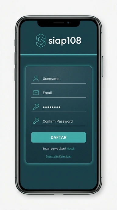Buat Akun Baru siapkan108 untuk Pengguna Android