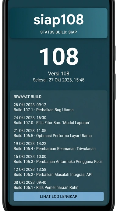Riwayat Versi Siap108 untuk Pengguna Android
